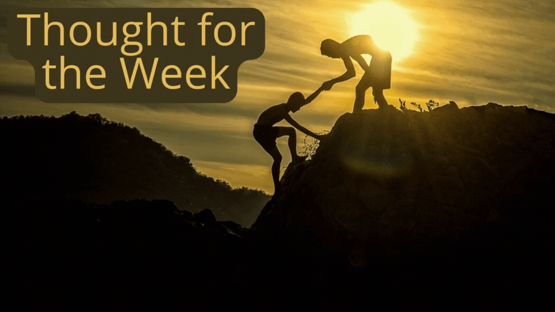Thought for the Week: Try making friends with your fear.
