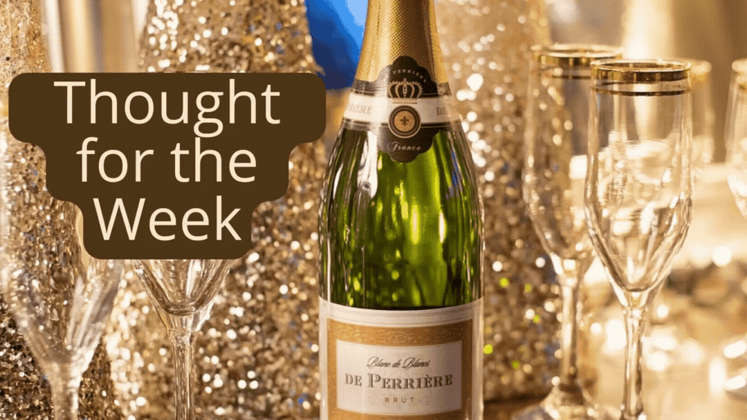 Thought for the Week: You can't bottle happiness.